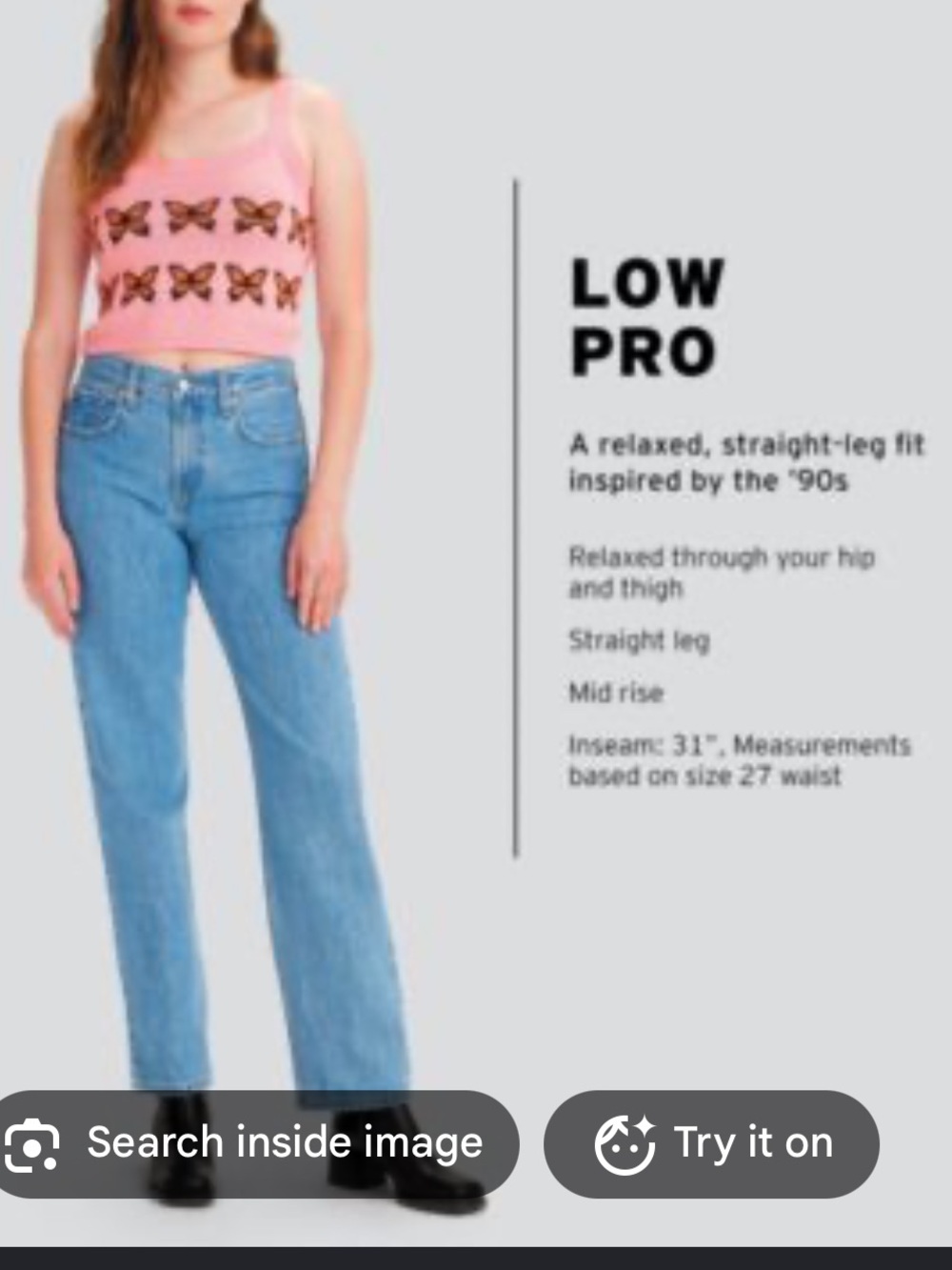 Levi's Low Pro straight